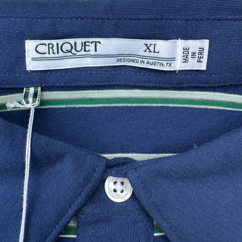 NWT Criquet Men’s Top Shelf Player’s Polo Shirt - Picture 3 of 9